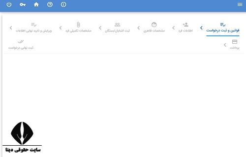 مراحل دریافت گذرنامه